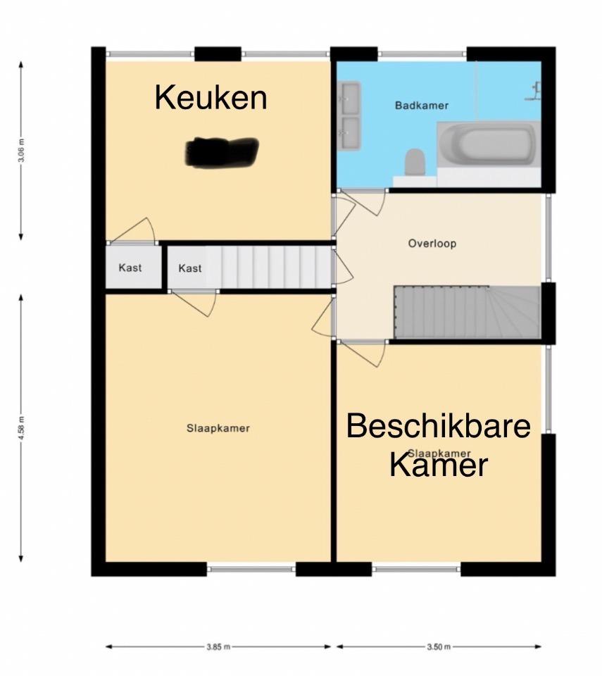 Room for rent €625 euro Laan van Henegouwen, Roosendaal