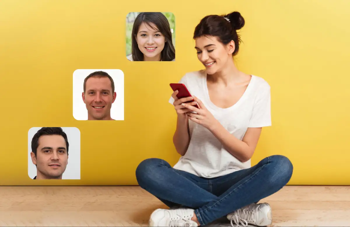 Users find each other